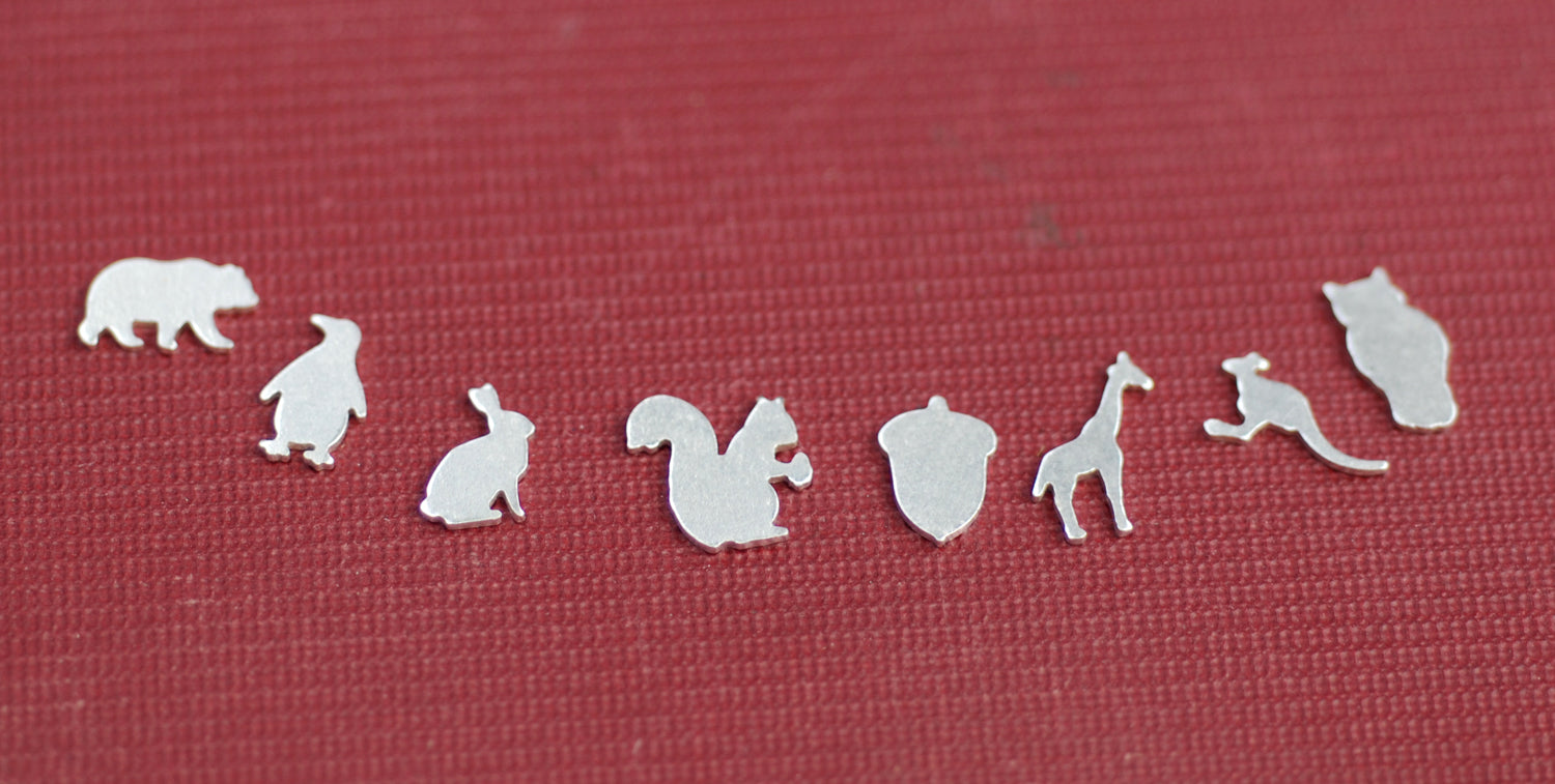 Our Most Tiny Metal Blanks - Bear Shaped Mini Blank