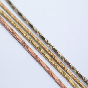 Ring wire, gallery wire, Blossom, 2.5mm wide, Ring Making Supply copper, brass, bronze, nickel silver