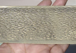 Textured Metal Sheet Woodgrain  7 x 1 5/8 inches - Bracelets Pendants Metalwork