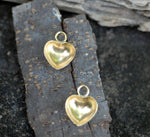 Bezel Cups for Resin Jewelry - Small Puffy Heart Charms
