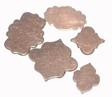 200 Round Antique Bronze Tone Metal Stamping Blanks 20mm — Craft
