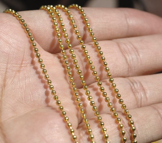 Brass Bead Chain