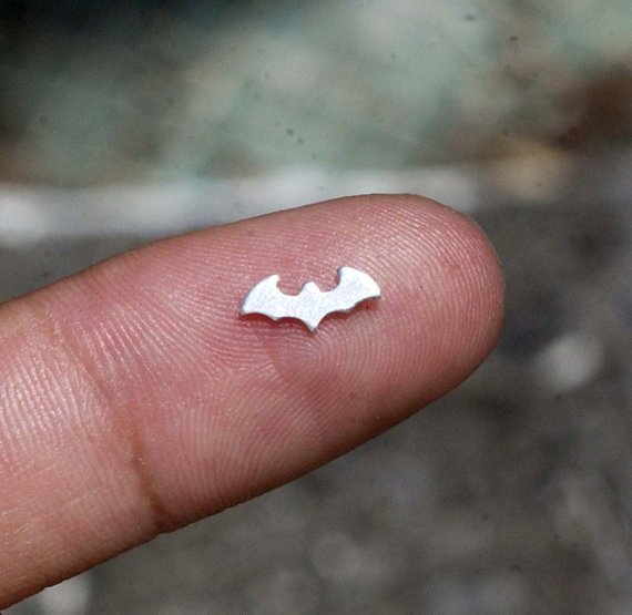 Tiny metal Bat #1, Mini Bats