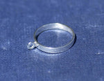 Sterling Silver Ring Blank - Beadable Ring