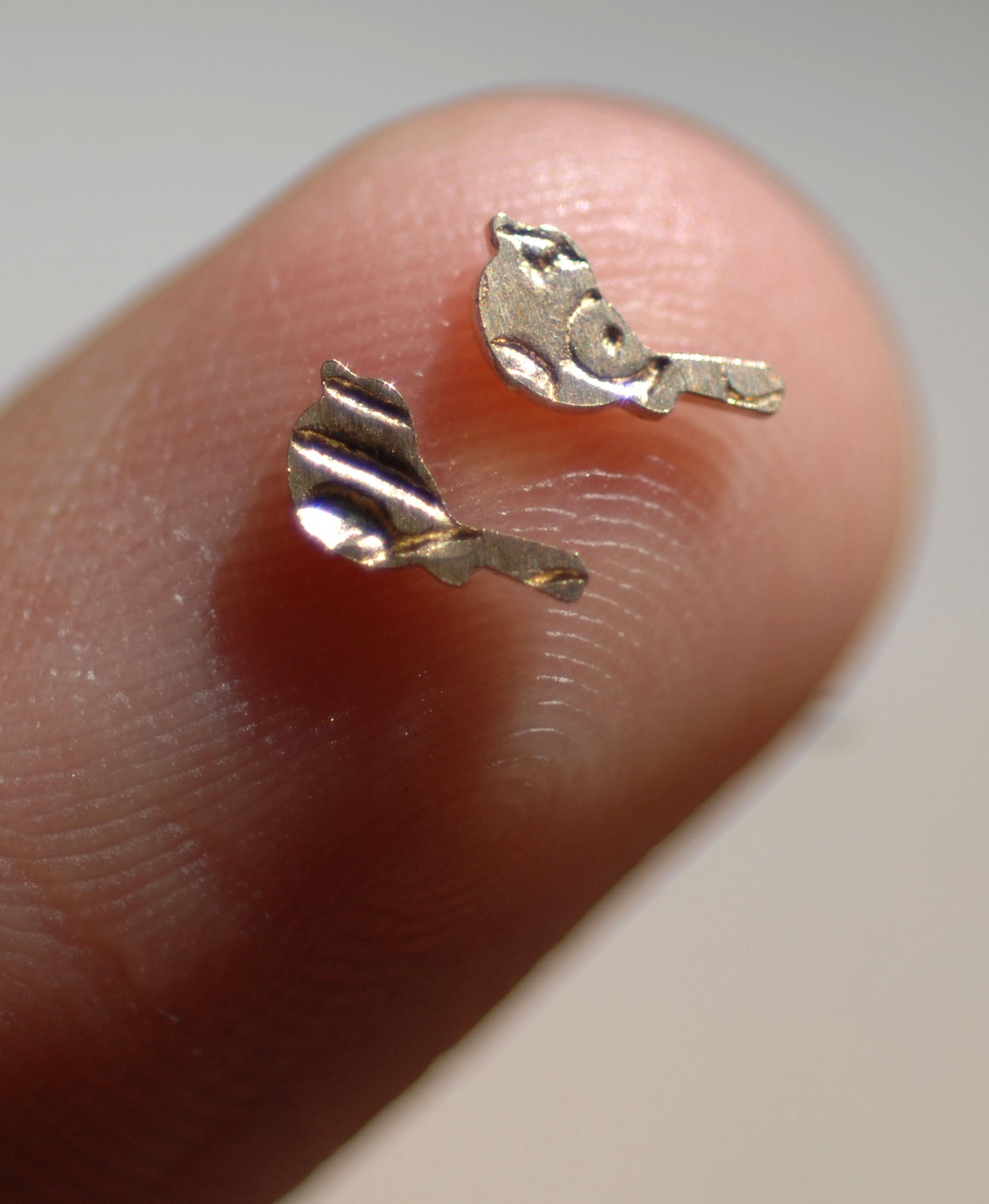 Tiny Metal Paisley Bird