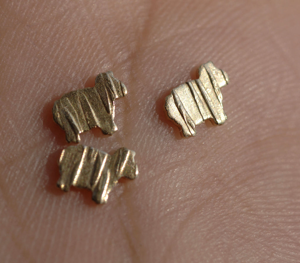 Textured Stripes - Tiny metal Sheep blanks