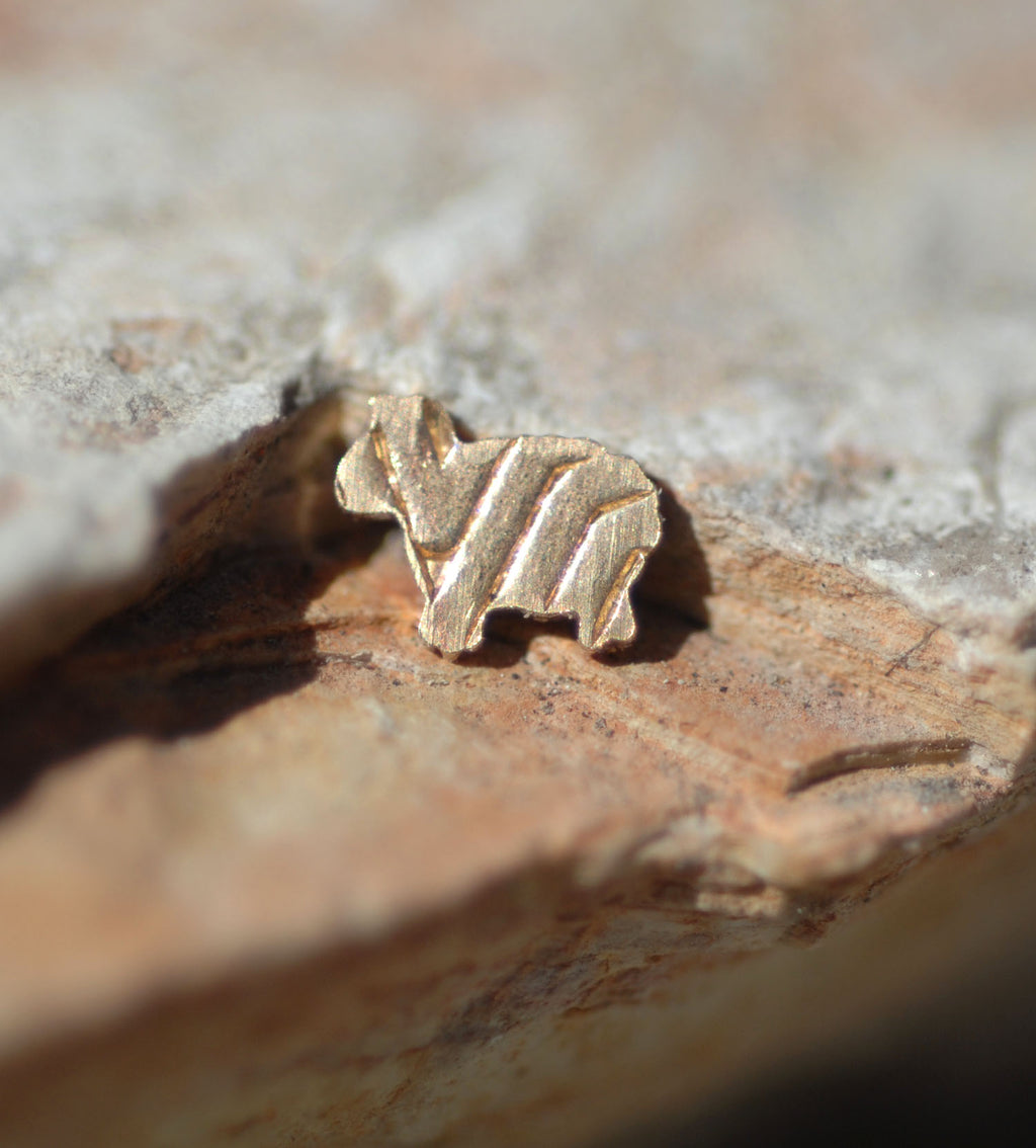 Tiny Metal Hexagon Sheep