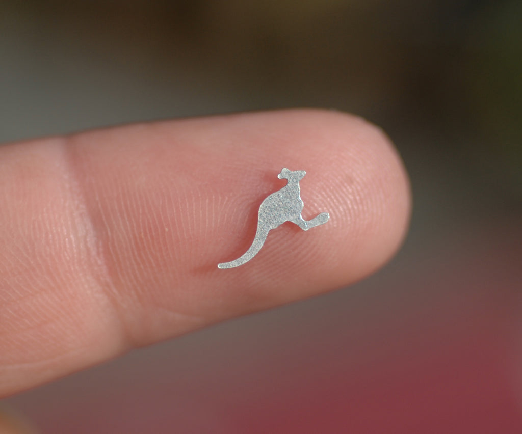 Our Most Tiny Metal Blanks - Kangaroo Shaped Mini Blank