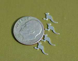Our Most Tiny Metal Blanks - Kangaroo Shaped Mini Blank