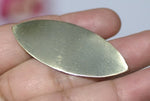 Chubby Oval Eye Metal Blank for Layered Pendants or Earrings - DIY Jewelry Supplies by SupplyDiva