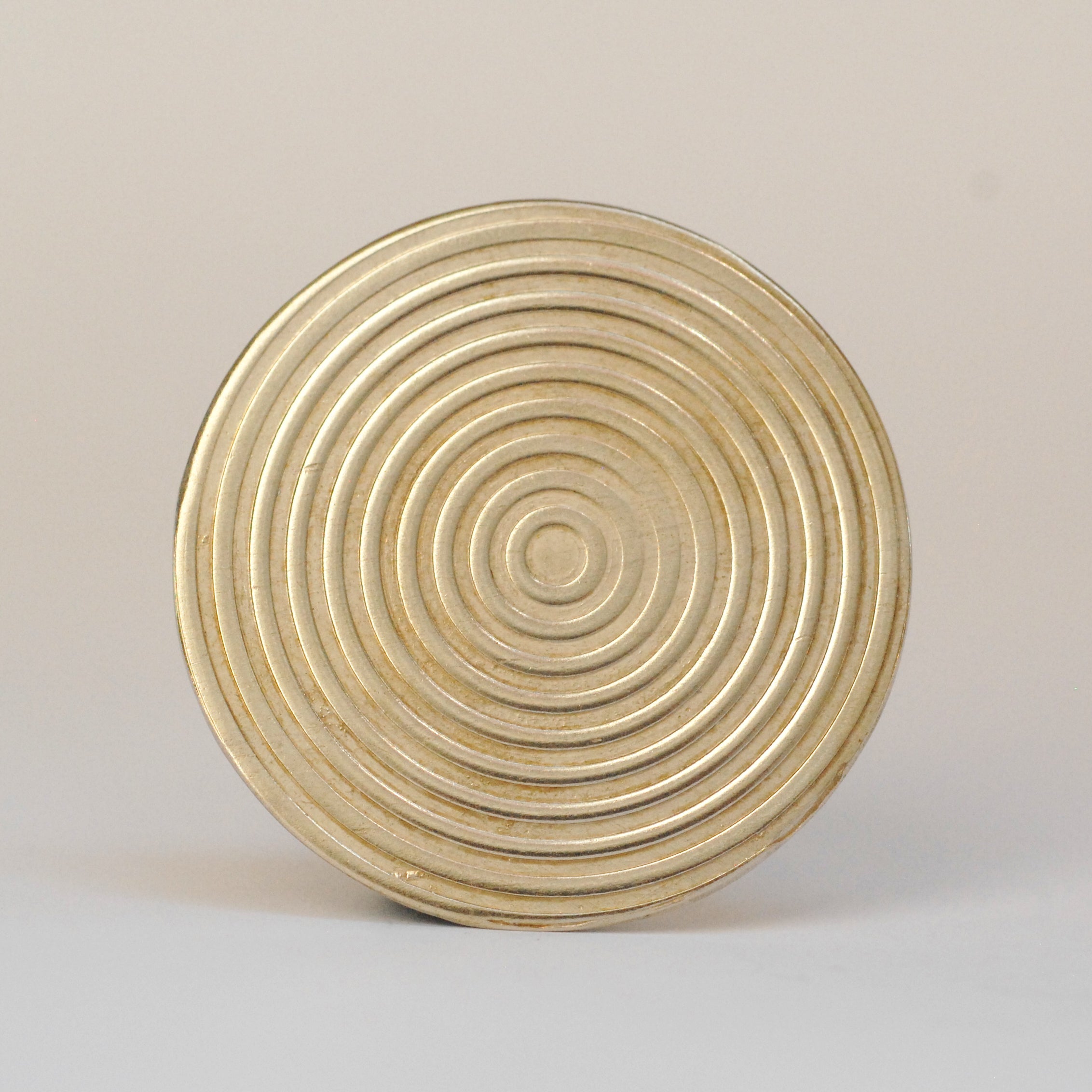 Concentric circle pattern 40mm round Disc Blank