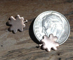 Tiny metal Four Leaf Clover Blanks