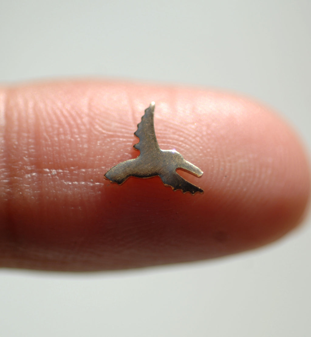 Most Tiny Metal Hummingbird Mini Blanks