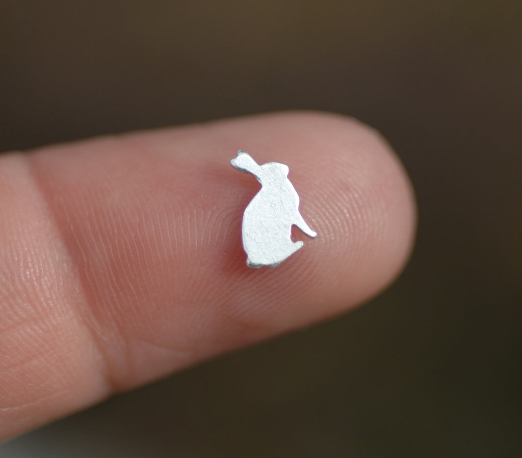 Our Most Tiny Metal Blanks - Bunny Rabbit Shaped Mini Blank #2