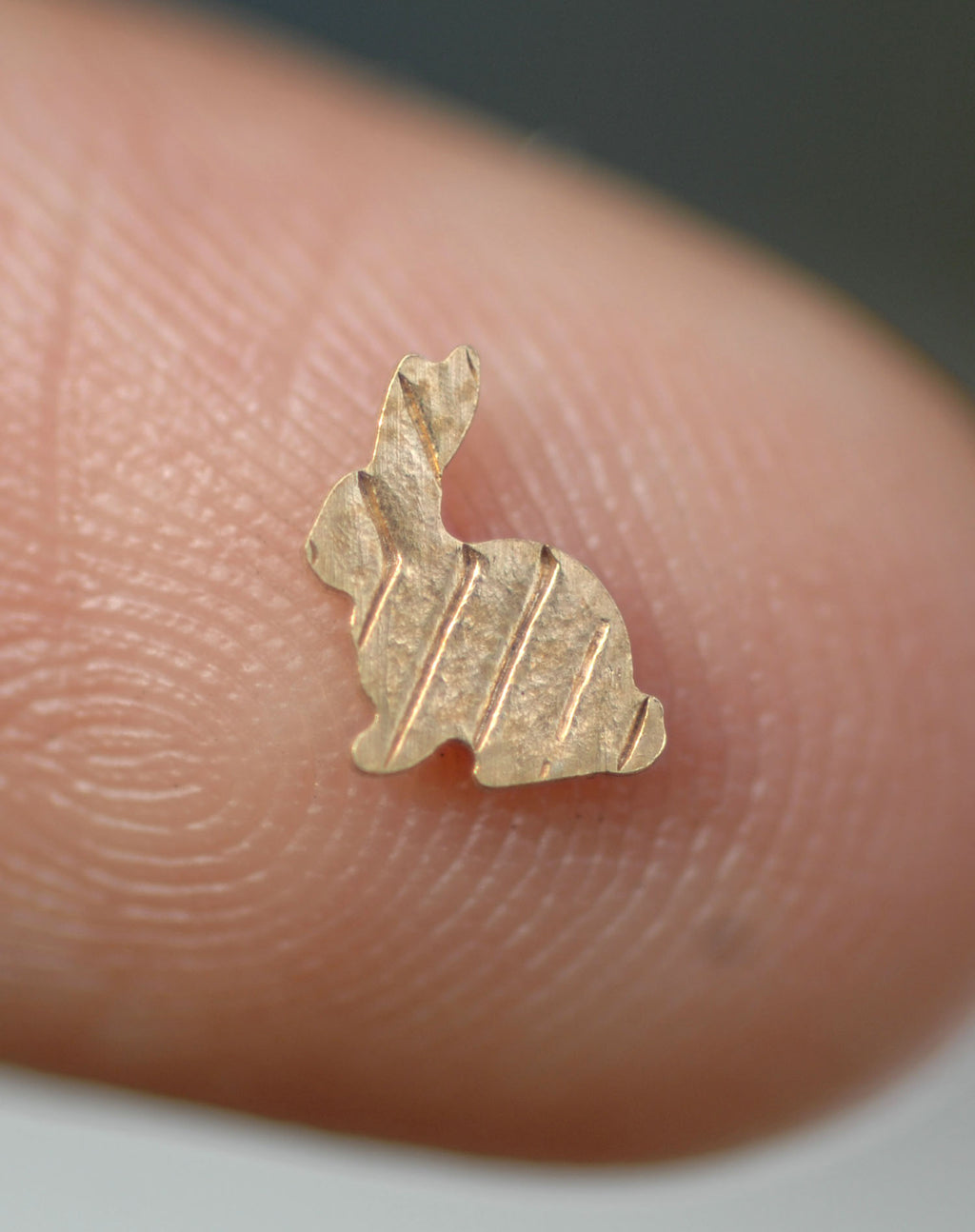 Tiny Metal Hexagon Rabbits