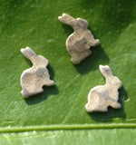 Hammered Tiny Metal Rabbits Blanks