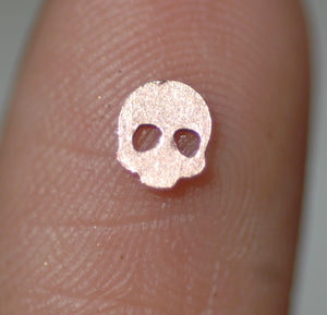 Most Tiny Metal Top Skull Mini Blanks