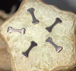 Tiny metal Dog Bone blanks