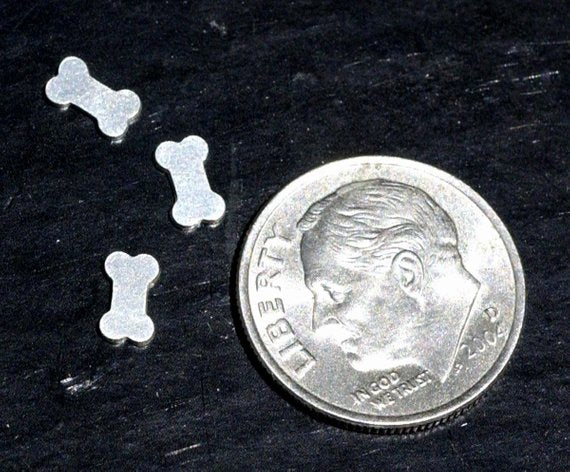 Tiny metal Dog Biscuit blanks