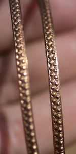 Ring Stock - Offset Dot pairs - 2.7mm x 1.2mm