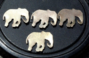 Tiny metal Elephant blanks