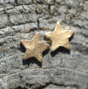 Hammered Tiny metal Star 4.4mm blanks