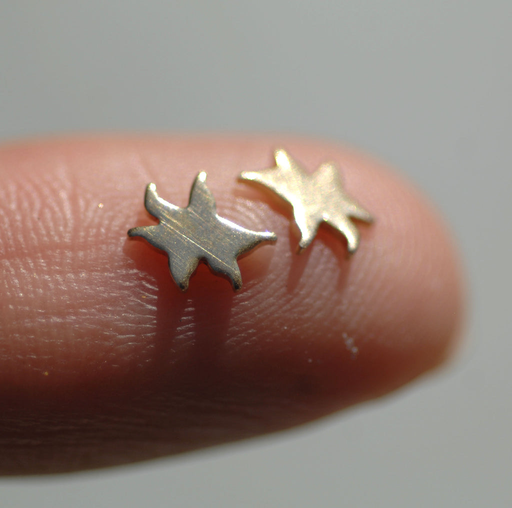 Most Tiny Metal Organic Lily Flower Mini Blanks