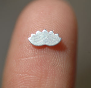 Most Tiny Metal Lotus Bloom Mini Blanks