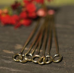 Handmade Headpins with Oval Soldered Loop