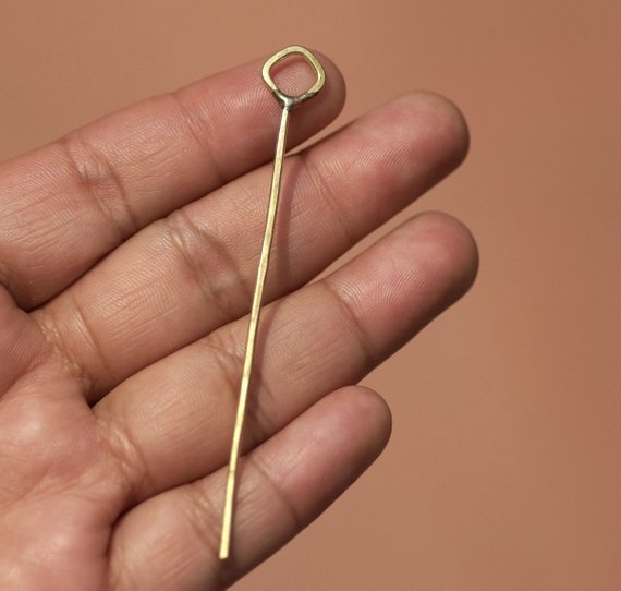 Head Pin Loop Handmade Headpins with Square Soldered Loop - Supply Diva