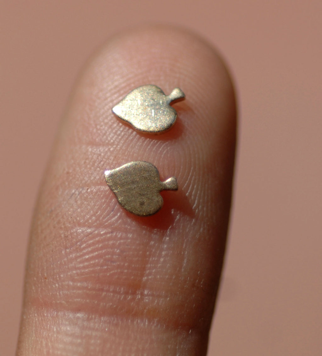 Most Tiny Metal Lily Leaf Mini Blanks