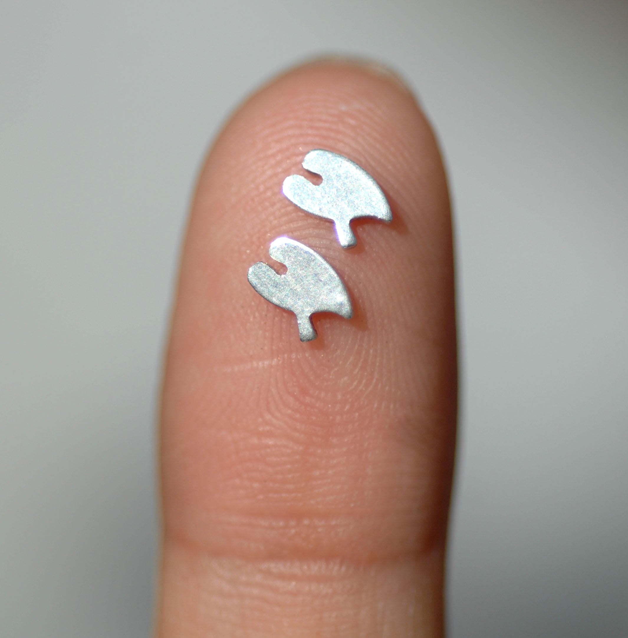 Most Tiny Metal Anthurium Flower Mini Blanks