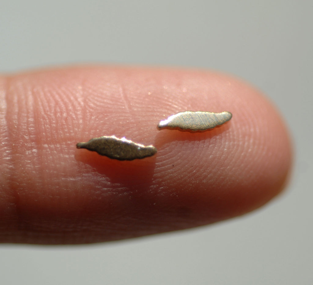 Most Tiny Metal Thin Long Leaf  Mini Blanks