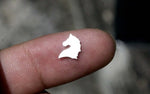 Tiny metal Horse head blanks
