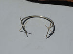 Solid Bronze Cuff Bracelet with 4 Prongs - Two Claws for Jewelry Making Supplies