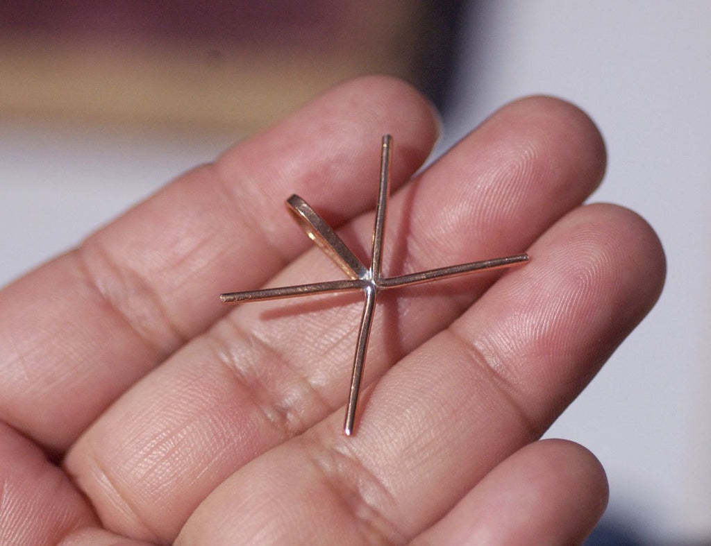 Handmade Copper Claw Pendant 4 Prongs For Natural Stones or Whatever