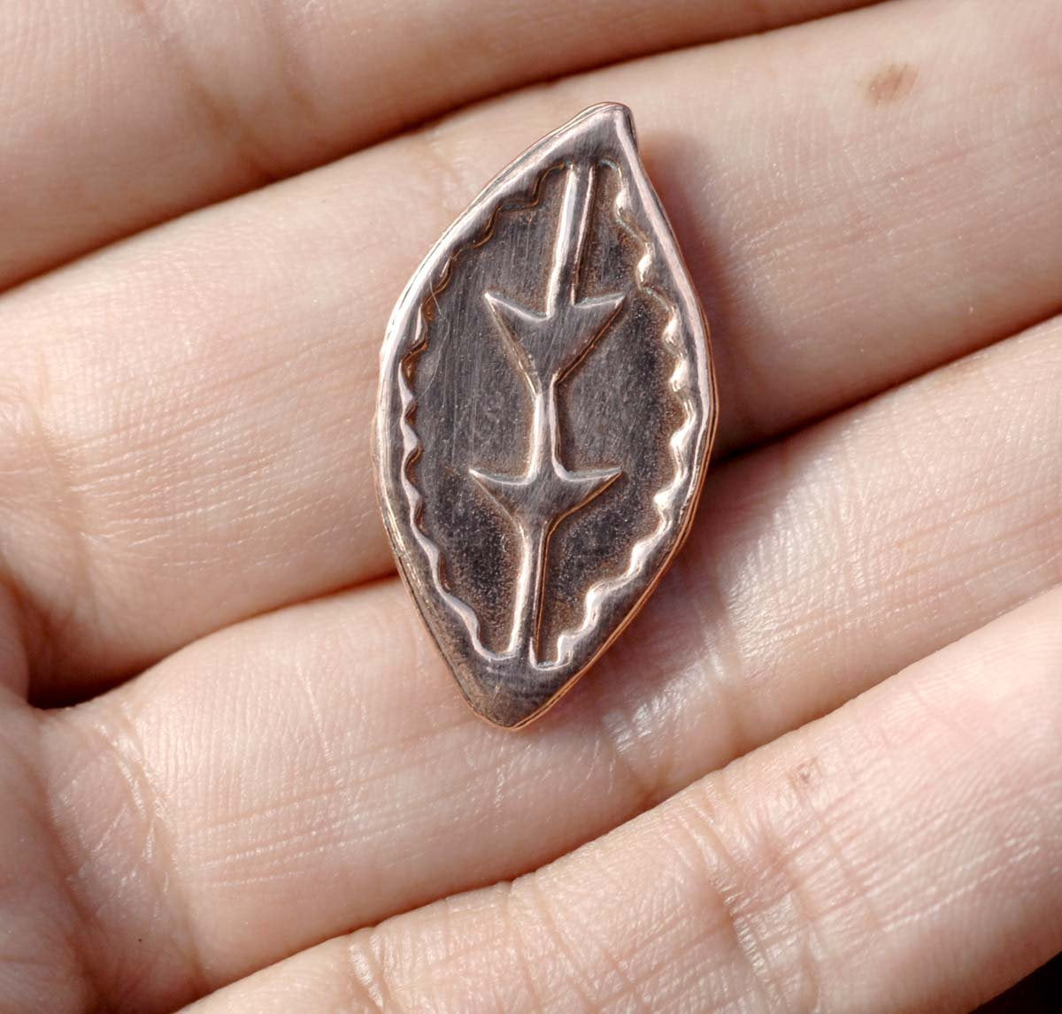 Leaf Wavy Blank With Texture, Cut Out for Enameling Stamping Texturing Jewelry Making Blanks Variety of Metals,