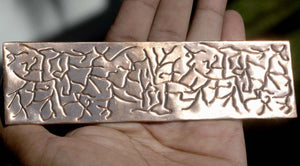 Sheet Root Pattern, 20g - 1 1/2 x 5 1/2 inches - Bracelets Pendants Metalwork - Variety of Metal