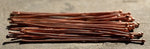 Handmade Copper Ball Headpins 18 gauge - 2 1/4 inch long - 57mm - 25 pieces