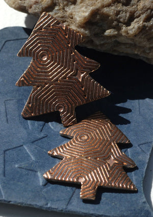 Tree of Christmas with Variety of Metals - Metal Blanks Cutout - Jewelry Supplies