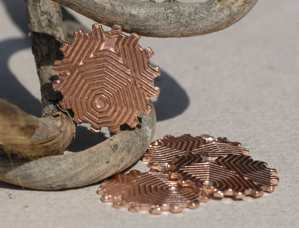 19mm Gear Cog Cutout, Variety of Metals - Charms for Jewelry Making Metalworking