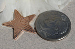 Star in Hexagon Pattern 17mm Cutout for Enameling Stamping Texturing Soldering Blanks - Variety of Metals