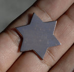 Star of Israel 23mm Blank Cutout for Stamping Texturing Soldering Blanks - Variety of Metals