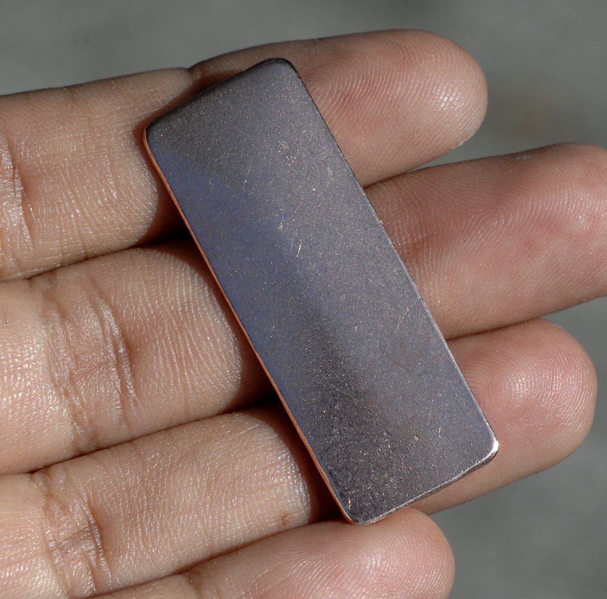 Rectangle 40mm x 15mm Blank Cutout Shape  for Enameling Stamping Texturing Blanks - Variety of Metals