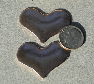 36mm x 27mm Heart Shape Variety of Metal, Charms for Jewelry Making Metalworking