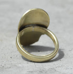 Ring Brass size 7 Sugar Skull Ring Calavera Lots of Details Traditional Day of Dead Handmade Ring Blanks, DIY Ring