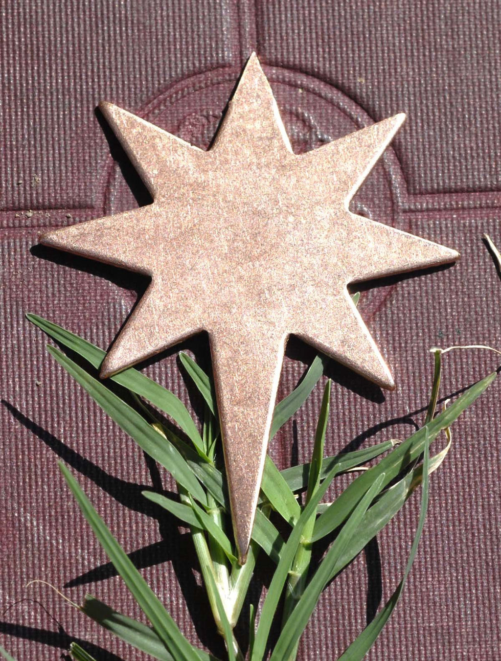 North Star Blanks Shape for Enameling Metalworking Polished Blanks Variety of Metals, 4 Pieces