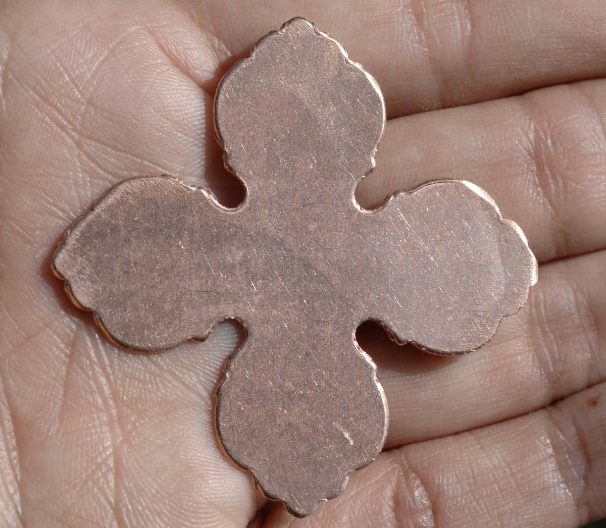 Large cross shapes for making jewelry, square crosses, copper, brass, bronze, nickel silver 20g pendant blanks