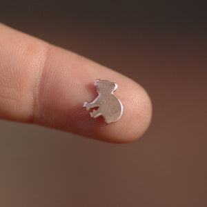 My MOST Super Tiny Realistic Koala Bear Blank Metal Cutout for 24g DIY Tiny Blanks for Jewelry Making Mini shapes, Supplies by SupplyDiva
