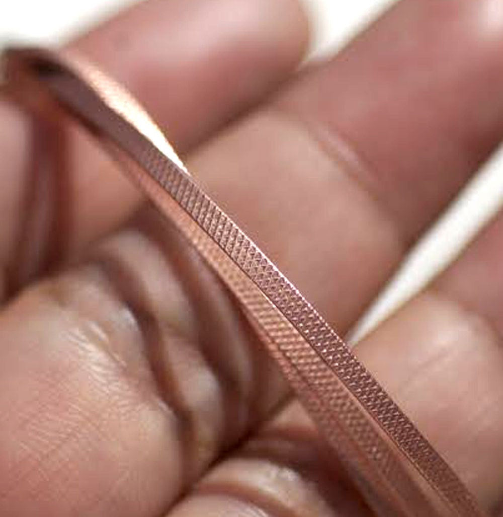 Wire Braided Pattern Stock Shank 2.6mm Textured Metal Wire - Rings Bracelets Pendants Metalwork Variety of Metals